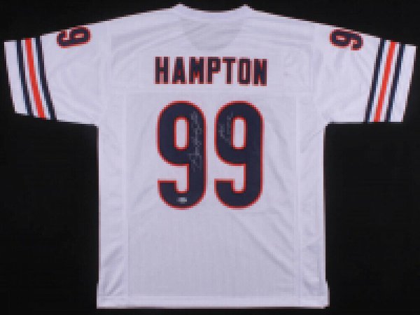 dan hampton signed jersey