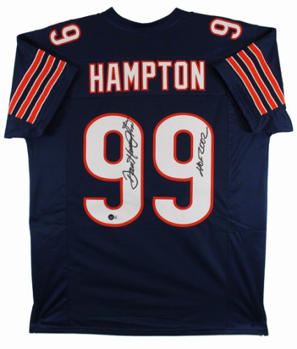 Framed Dan Hampton Autographed Signed Inscribed Chicago Bears Jersey J –  MVP Authentics