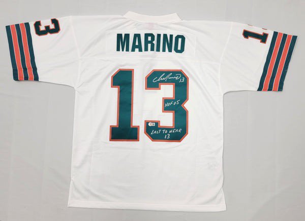 Dan Marino Signed Mitchell & Ness Miami Dolphins Jersey. - The