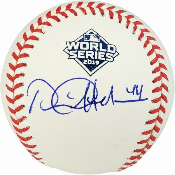 Daniel Hudson Autographed Signed Official 2019 World Series MLB Baseball Washington Nationals PSA/DNA