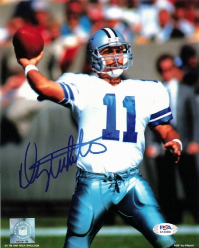 Danny White Autographed Memorabilia  Signed Photo, Jersey, Collectibles &  Merchandise