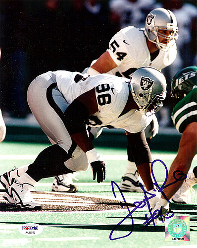 He Was a Member of the Raiders During Their First Super Bowl Appearance in Super Bowl II Autographed/ Original Signed 8x10 Color Photo w/ Number 40 Inscribed Pete Banaszak Oakland Raiders 