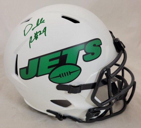 Darrelle Revis Autographed New York Jets F/S Alt Speed Flex Helmet