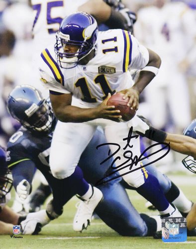 Minnesota Vikings Daunte Culpepper Autographed Pro Style Black Jersey BAS  Authenticated - Tennzone Sports Memorabilia