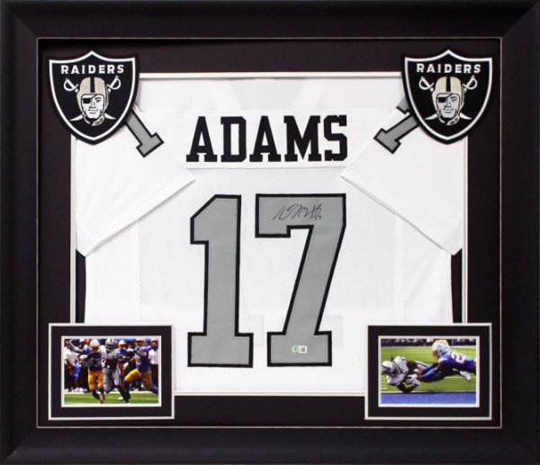 Davante Adams Autographed Las Vegas Raiders Black Nike Game Jersey-BeckettW  Holo