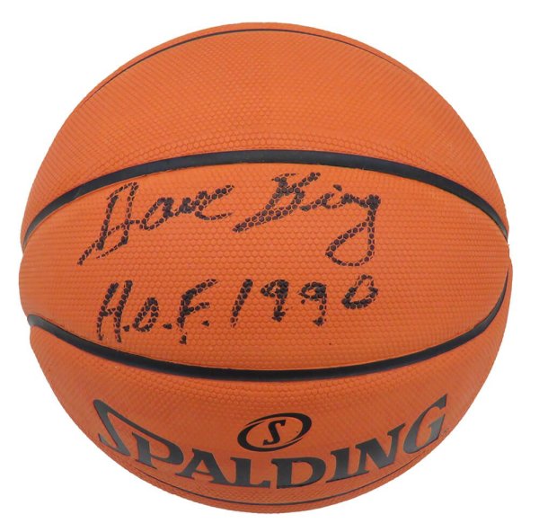 Dave Bing Autographed Signed Spalding NBA Hexa-Grip Basketball w/HOF 1990 - Certified Authentic