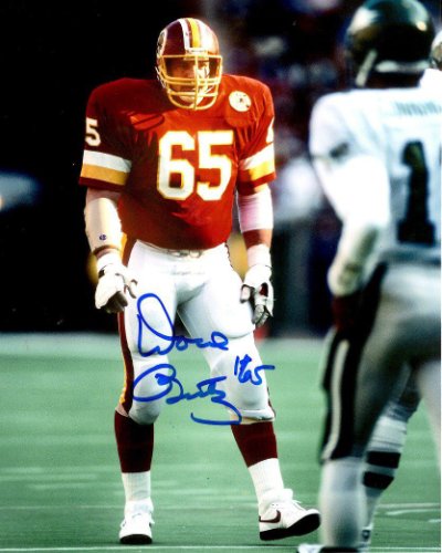 Dave Butz Signed Autographed Washington Football Team 8x10 inch Photo 