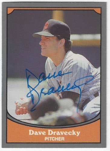 Dave Dravecky San Diego Padres Autographed 1984 Topps #290 Signed Baseball  Card