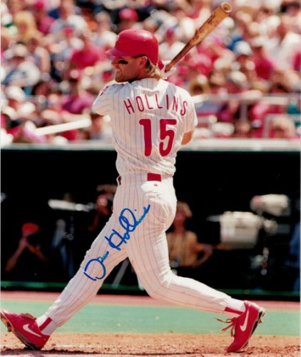 Jim Fregosi & Dave Hollins Philadelphia Phillies Autographed Signed 8x10  Photo - Certified Authentic