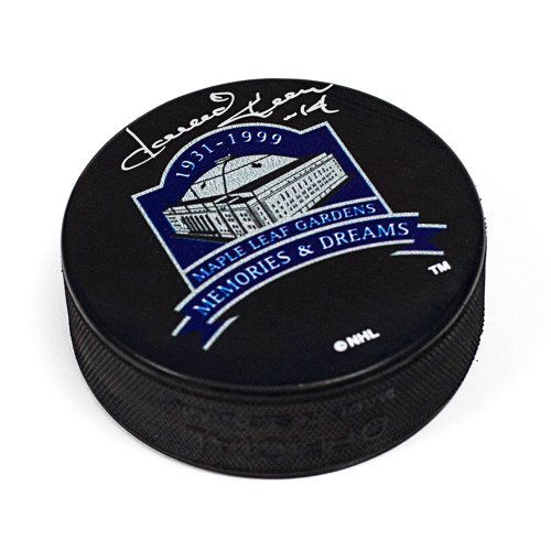 JONATHAN BERNIER Signed TORONTO MAPLE LEAFS OFFICIAL GAME Puck - w