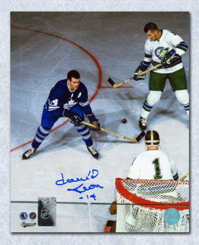 Dave Keon Toronto Maple Leafs Autographed Signed vs Bobby Orr 8x10 Photo