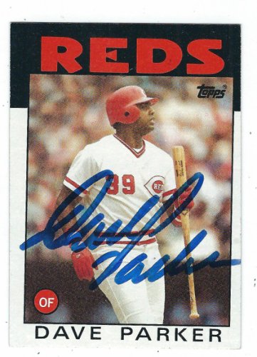 AUTOGRAPHED DAVE PARKER 8x10 Cincinnati Reds Photo - Main Line