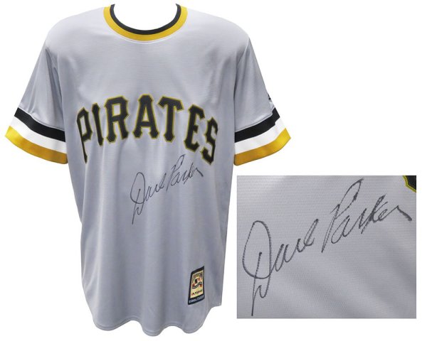 Dave Parker Pittsburgh Pirates Autographed Yellow Majestic Replica Jersey  with Cobra Inscription