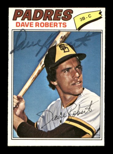 Dave Roberts San Diego Padres Custom Baseball Card 1972 Style 