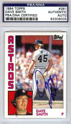 Dave Smith Autographed Signed Houston Astros 1988 Fleer Card #457