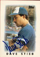 Dave Stieb Toronto Blue Jays Autographed Signed Powder Blue Jersey 8x10  Photo