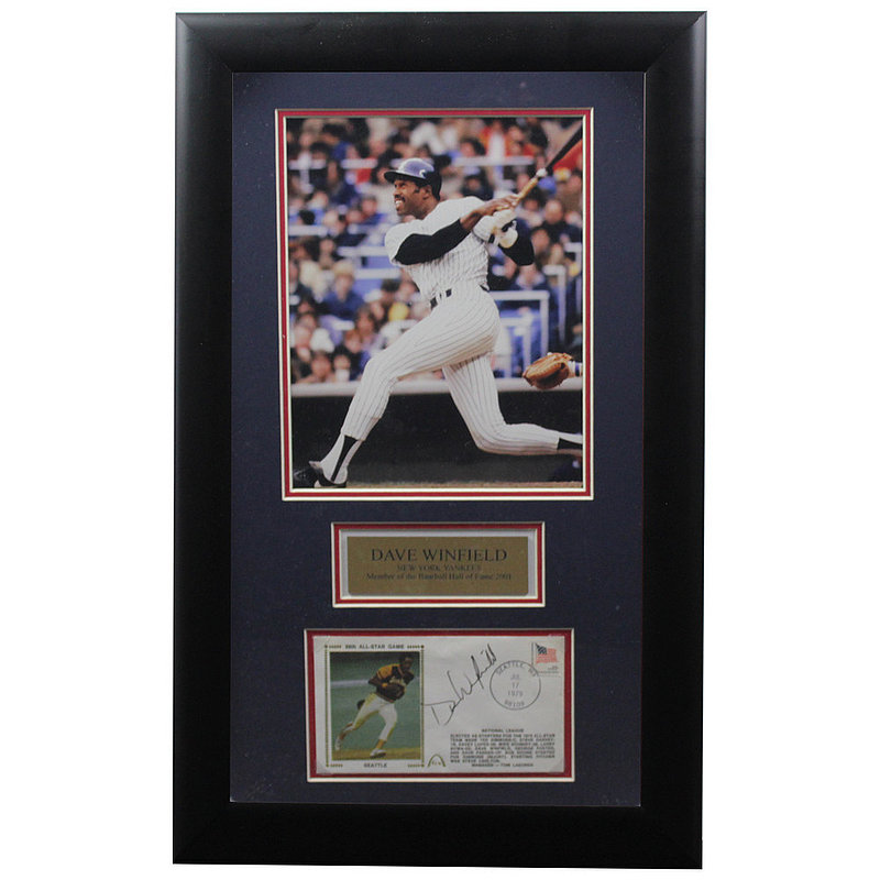 Dave Winfield Autographed Signed Framed First Day Cover - Certified Authentic