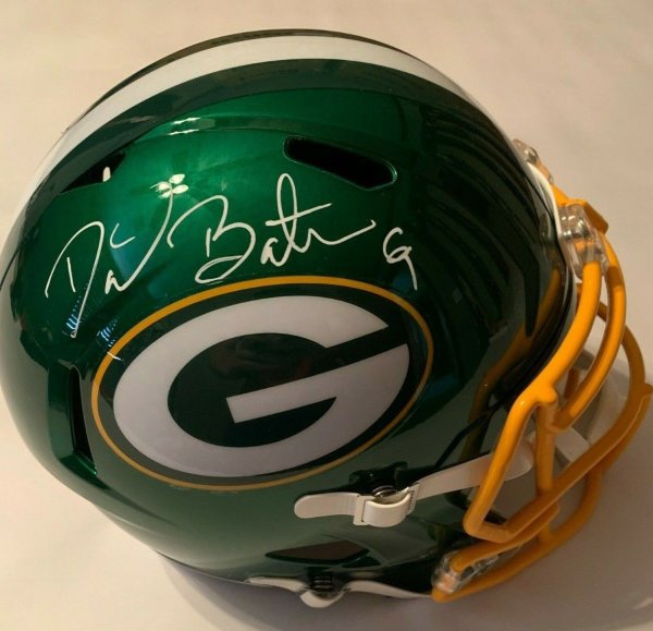 David Bakhtiari Signed Green Bay Packers Speed Full Size NFL Helmet