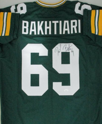 David Bakhtiari Autographed Signed Packers #69 Custom Replica ...