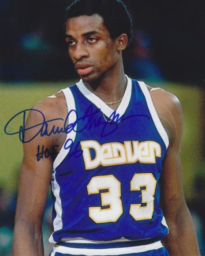 David Thompson Autographed Signed "HOF 96" 8X10 Denver Nuggets Photo - Autographs