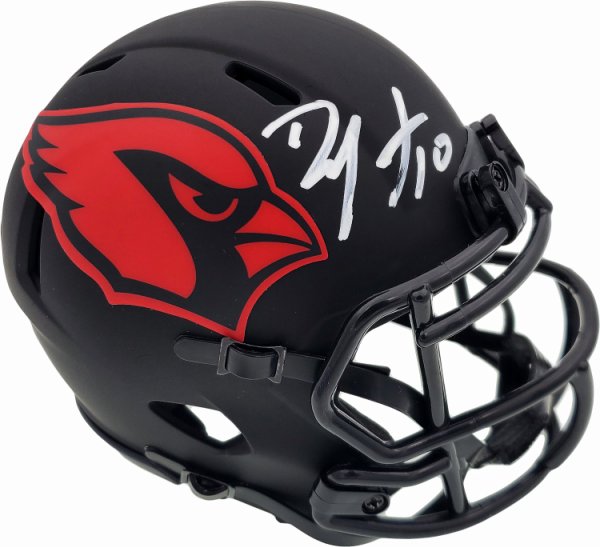 Deandre Hopkins Autographed Signed Arizona Cardinals Eclipse Black Speed Mini Helmet Beckett Beckett