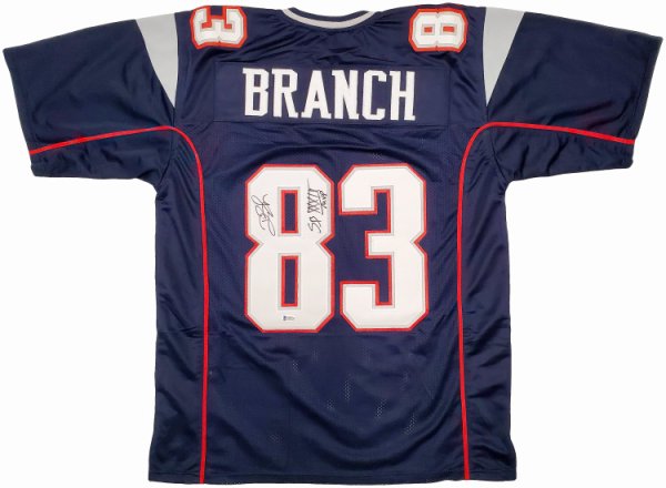 Deion Branch New England Patriots Fanatics Authentic Autographed 16 x 20  Touchdown Dance Photograph with SB XXXIX MVP Inscription