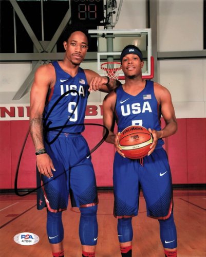 derozan signed jersey