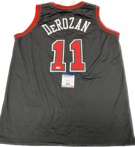 DeMar DeRozan Signed Chicago Bulls City Connect Jersey (PSA COA) 5xNBA All  Star