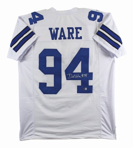 DeMarcus Ware Game Worn Auto 2009 Reebok Cowboys Jersey B-Ware of