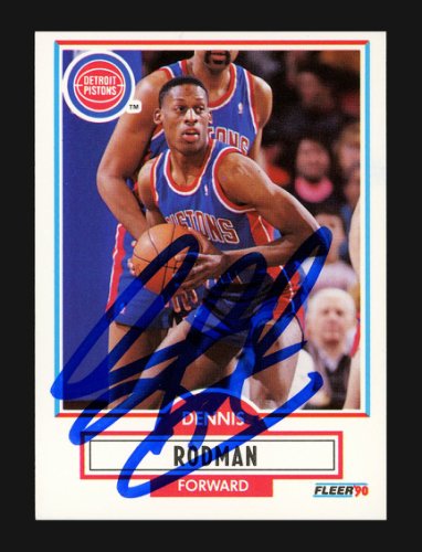Dennis rodman Pistons topps archives NBA basketbal card
