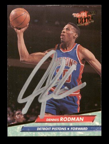 Dennis Rodman Autographed Los Angeles Lakers 11x14 Photo - Leaf COA