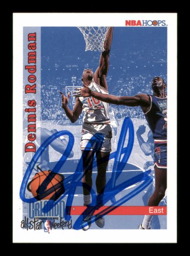 Autographed Dennis Rodman Chicago Bulls Jersey Inscribed “Worm”
