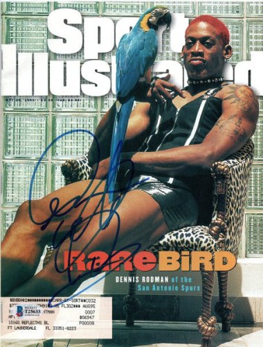 Dennis Rodman Autographed Signed San Antonio Spurs Sports Illustrated 5/29/95 Beckett Authenticated