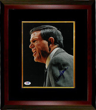 Denny Crum signed Louisville Cardinals Basketball Coaching 8x10