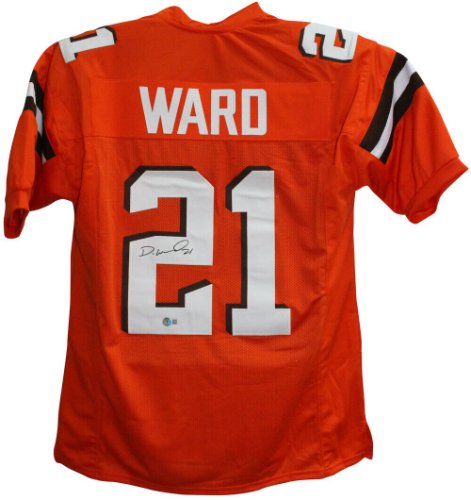 denzel ward autographed jersey