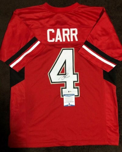 Derek Carr Autographed Jersey Britain, SAVE 35% 