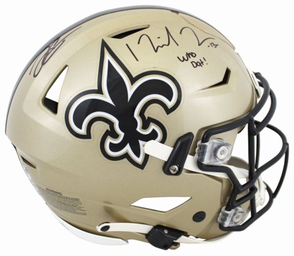 Michael Thomas Signed New Orleans Saints Authentic Lunar Helmet BAS –  Denver Autographs