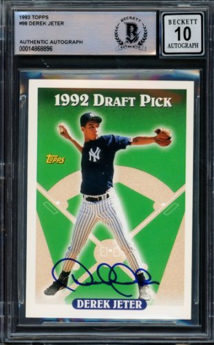 Derek Jeter Game Worn Jersey Card