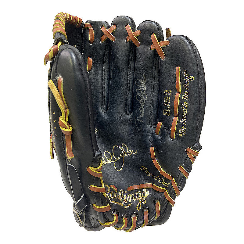 Derek Jeter Autographed / Signed Black Rawlings Baseball Glove JSA