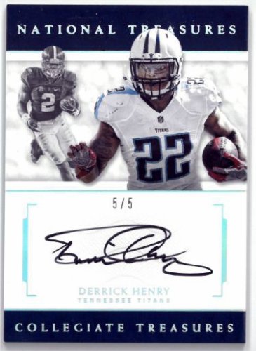 Derrick Henry Autographed Tennessee Titans Flat White Authentic