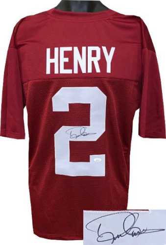 Derrick Henry Autographed Signed Alabama Crimson Tide Crimson