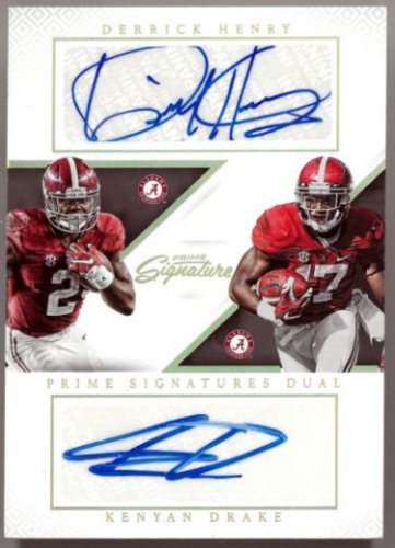 Alabama Heisman Winners Derrick Henry and Mark Ingram Autographed Signed  Custom Jersey - Certified Authentic