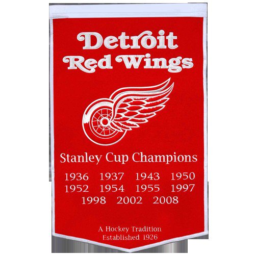 Detroit Red Wings Stanley Cup Championship Dynasty Banner
