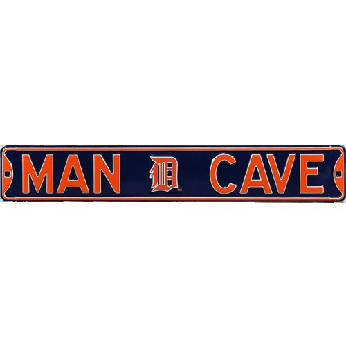 Detroit Tigers Man Cave Authentic Street Sign