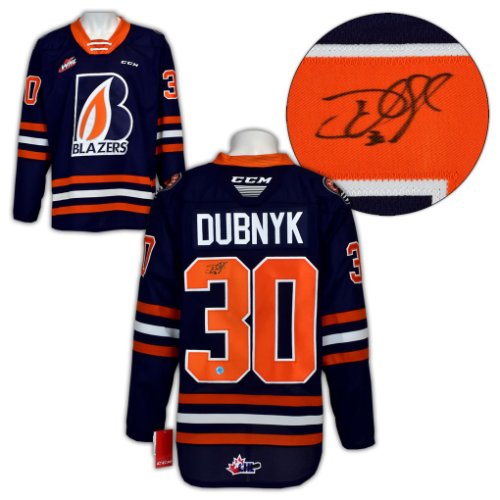 Devan Dubnyk Kamloops Blazers Autographed Signed CHL CCM Replica Hockey Jersey