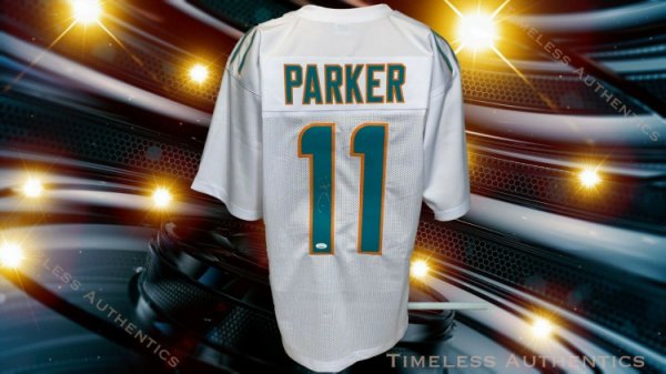 devante parker white jersey