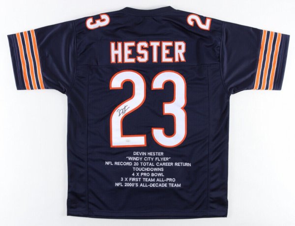 devin hester authentic jersey