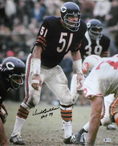 Dick Butkus Hof 79 Chicago Bears Signed Auto Nike Vapor Elite