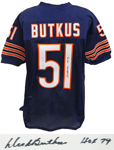 Chicago Bears Autographed Jerseys Signed Jerseys