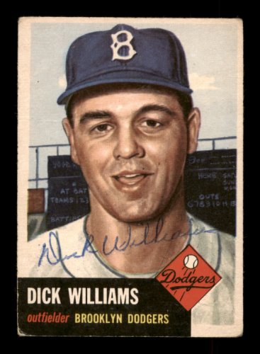 Autographed DICK WILLIAMS 8x10 Boston Red Sox Photo - Main Line